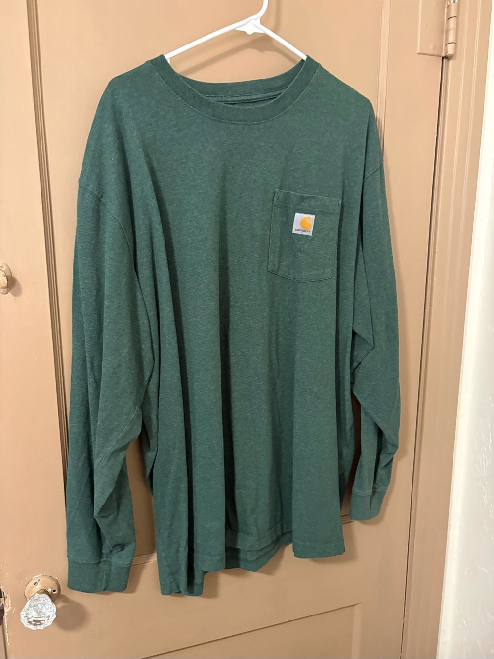 Carhartt Forest Green Long Sleeve Pocket Shirt